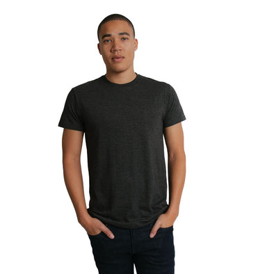 Bella + Canvas Men's Black Ringspun Cotton T-Shirt – Q102 Texas Best Rock Graphic Tee