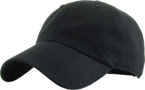 Plain Cotton Dad Hat Baseball Cap Adjustable Polo Trucker Unisex Style Headwear