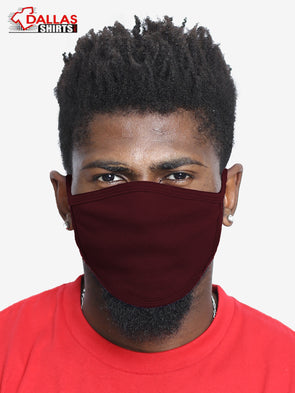 Burgundy Face Cover