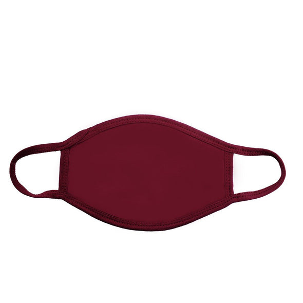 Burgundy Face Cover
