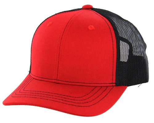 Youth Kids Kamel 815 Snapback Mesh Trucker Cap Slight Curve Hat