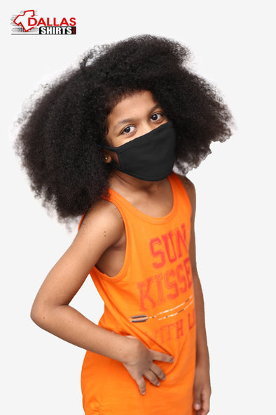 Kids Black Face Cover