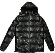 MEN'S SHINY PUFFER JACKET WITH SHERPA LINING