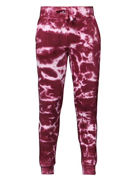 Zuni Tie Dye Fleece Jogger Pants 7004 FUNKY SPLASH XS
