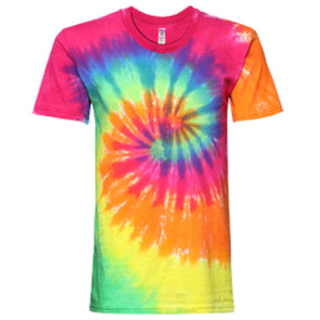 Tie Dye Rainbow Short Sleeves T-Shirt